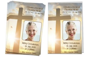 Personalised Funeral Memorial Order of Service